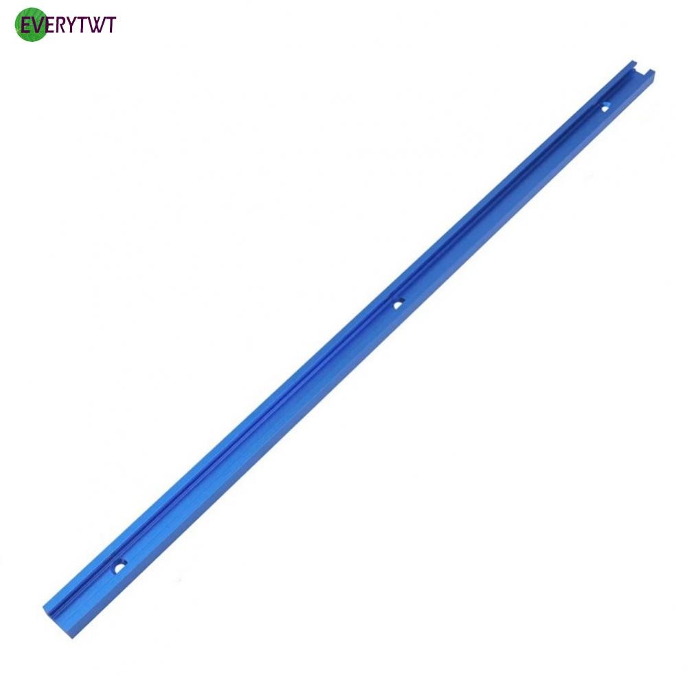 500mm Blue Double-Cut T-Track T-Slot Miter Track Aluminum Alloy for Router Table