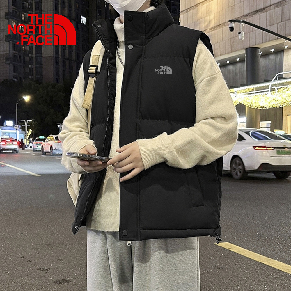 [ม-8เอ็กแอล] ที่ ทิศเหนือ ใบหน้า ฤดูใบไม้ร่วงและฤดูหนาวเสื้อกั๊กผู้ชายขนาดบวกหนาอบอุ่นเสื้อกั๊กผู้ชา