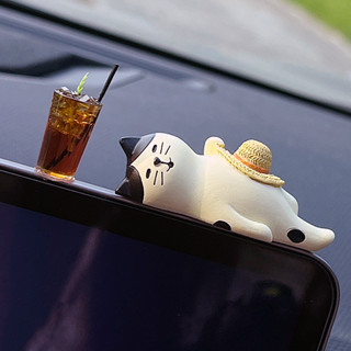 เครื่องประดับแมวหน้าจอคอมพิวเตอร์ตรวจสอบเครื่องประดับขนาดเล็…