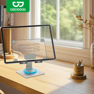 GOOJODOQ tablet stand comes with multiple anti slip silicone pads compatible with 12.9-inch phones