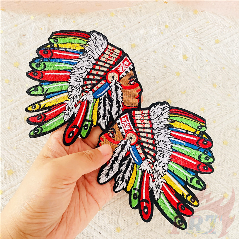 ✿ สไตล์ชาติพันธุ์:แพทช์เตารีดอินเดีย ✿ 1ชิ้น ทําเอง เย็บปักถักร้อยเหล็กบนเย็บบนป้ายแพทช์ - รูปที่ 6