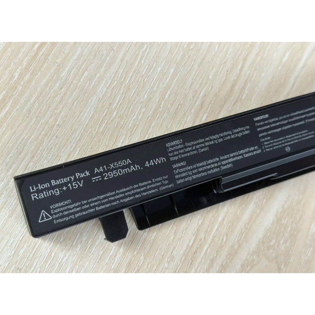 New แบตเตอรี่แล็ปท็อป For Asus A41-X550A X550C X452E X450L X550 A450 A550 F450 R409 R510 X450 F550 F