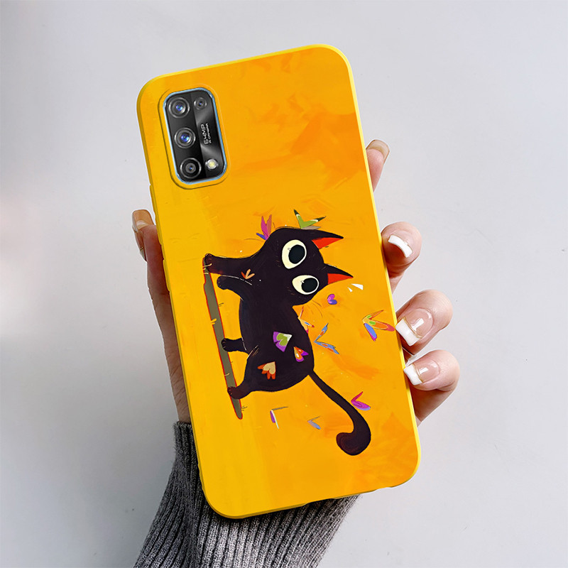 สําหรับrealme 7 / 7 Pro / Narzo 20 ProกรณีCandy Jelly Matteแมวน่ารักการ์ตูนตลกสุนัขรูปแบบนุ่มบางฝาครอบป้องกันปลอก - รูปที่ 4