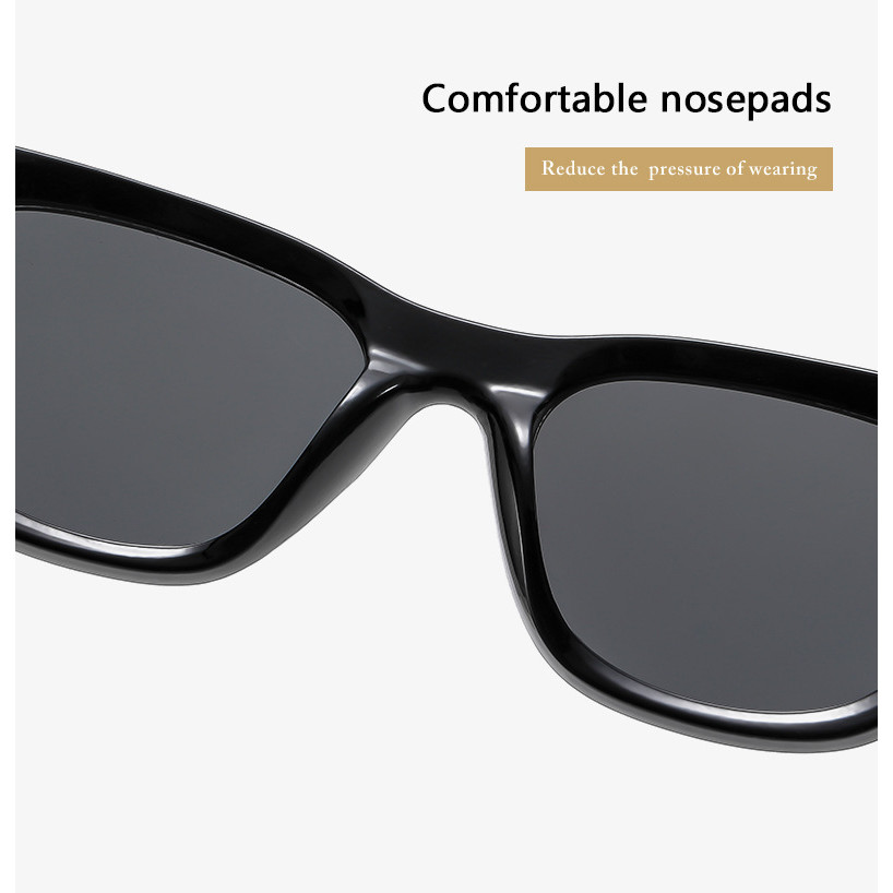 แว่นกันแดดแฟชั่นทรงสี่เหลี่ยมใหม่แว่นตาผู้ชายที่มีชื่อเสียงทางอินเทอร์เน็ตย้อนยุคในยุโรปและอเมริกา