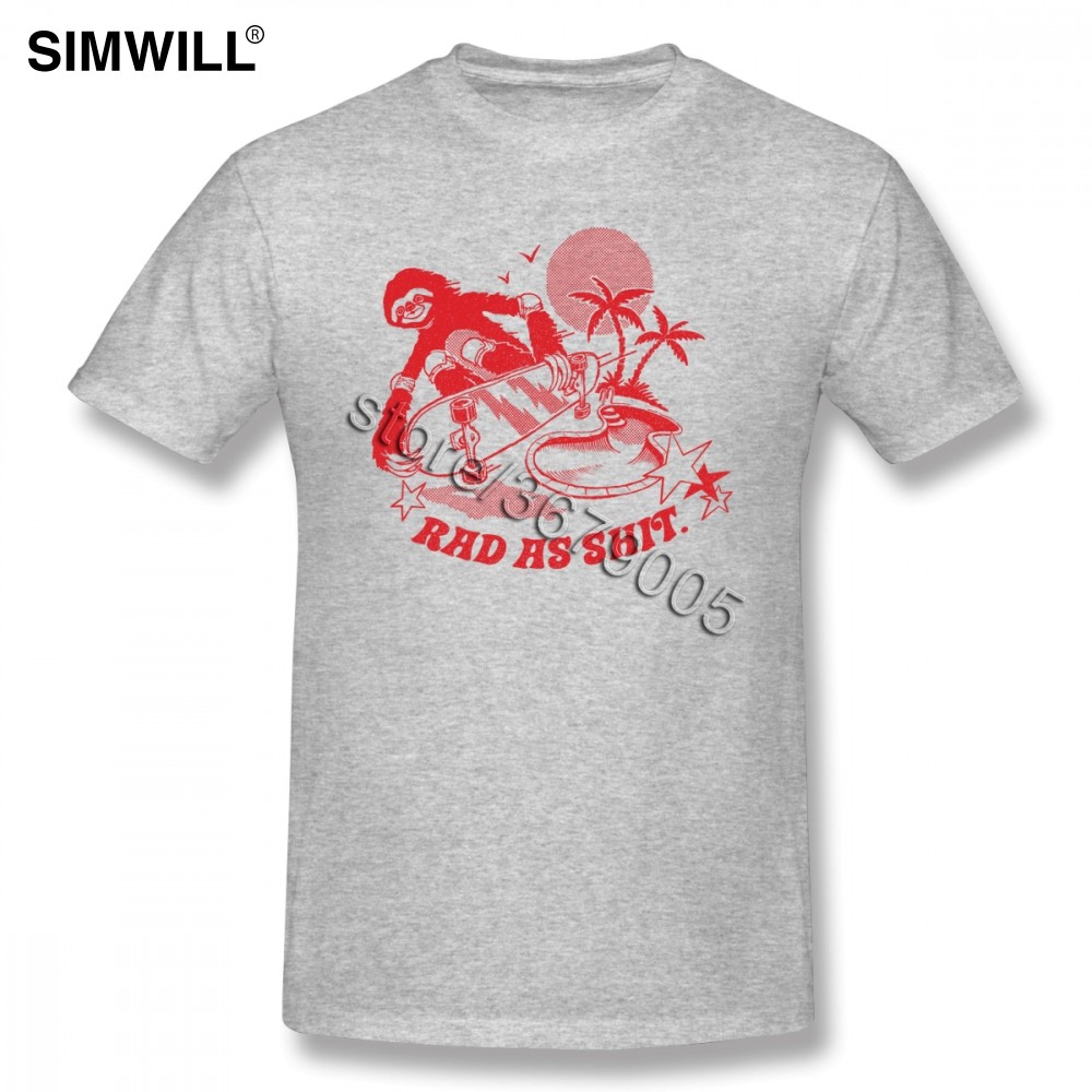 Rad As Sht Tee เสื้อผู้ชายแปลกแขนสั้นผ้าฝ้ายนุ่ม Tshirt O-คอ T เสื้อ Plus ขนาดเสื้อผ้าแฟน