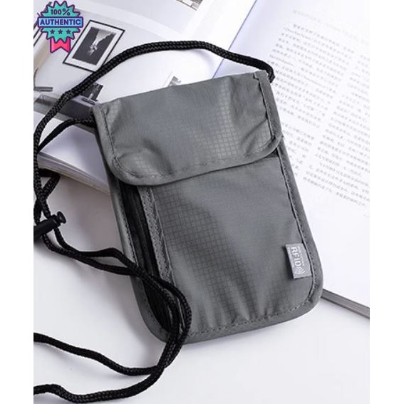 AM กระเป๋าใส่พาสปอร์ต แห้อยคอ ปลอดภัย กระเป๋าใส่เอกสารการเดินทาง รุ่น WLP-016 W4-021 PASS จากร้าน AM