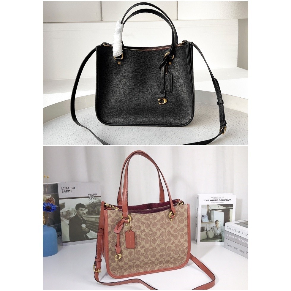 Tyler Carryall 28 COAC H C3460 กระเป๋า แท้ กระเป๋าสะพายข้าง กระเป๋าถือ