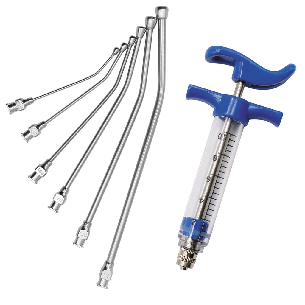 10/20/30/50ml Bird Feeding Syringe Parrots Feeders สแตนเลสโค้ง Gavage หลอดสําหรับสัตว์เลี้ยง