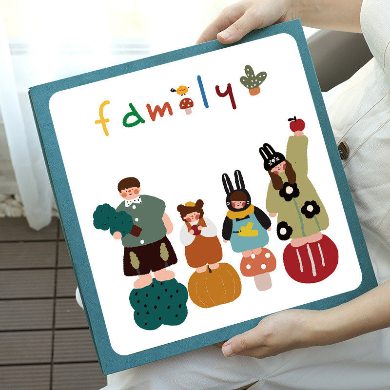 อัลบั้มภาพ 6 นิ้ว Doodle เด็ก, ครอบครัว, หนังสือบันทึกการเจริญเติบโตของทารก, รักวาดด้วยมือ