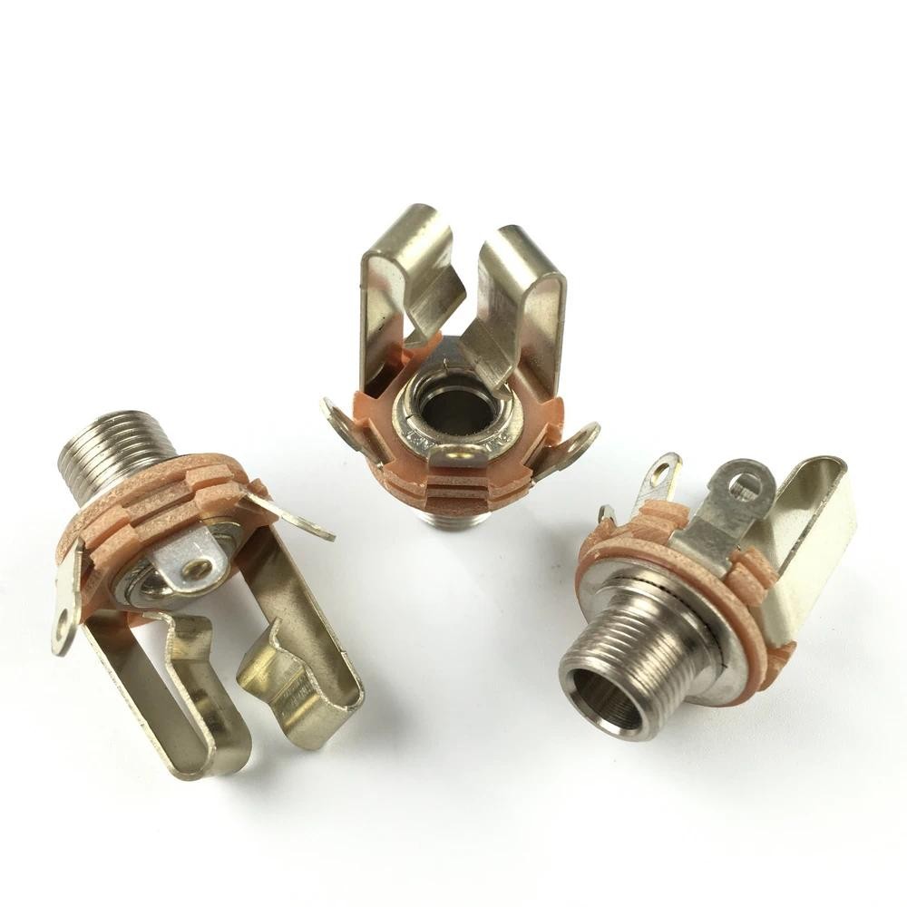 1 ชิ้น Switchcraft Short Open Output Jack สําหรับกีตาร์ไฟฟ้าเบส