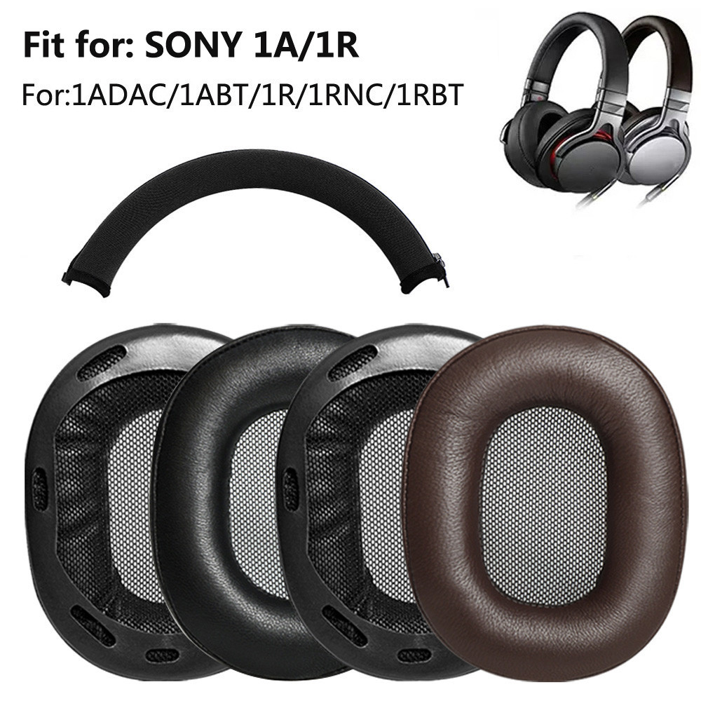 แผ่นรองหูฟังสําหรับ Sony รุ่น MDR-1A, 1ABT, 1ADAC, 1RNC, 1RBT, 1R ชุดหูฟัง