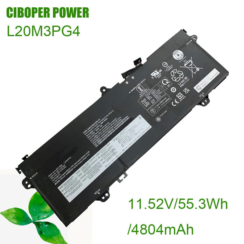 CP Laptop Battery L20D3PG1 L20M3PG1 L20L3PG1 L20M3PG4 11.52V/55.3Wh/4804mAh For F​or Vilboz14 14APO6