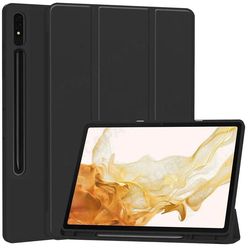 Slim สําหรับ Samsung Galaxy Tab S10 Plus 12.4 "กรณี SM-X820 SM-X826B SM-X820N SM-X826N ผู้ถือดินสอพร