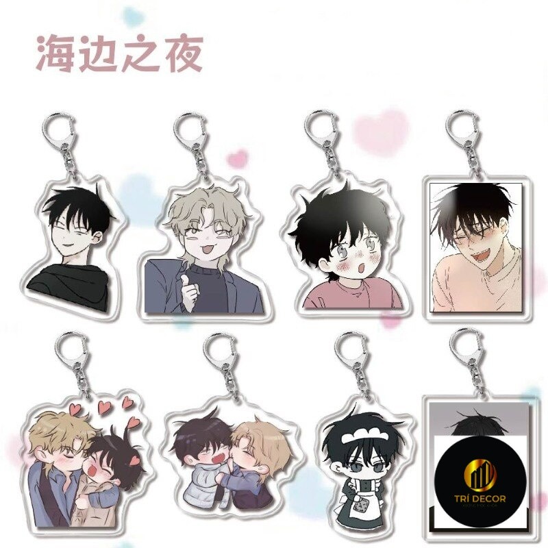 Sea Night พวงกุญแจน้ําต่ําใน Twilight อะนิเมะ Yeo TaeJu Kim EuiHyun อะคริลิค Key Chain Man เกาหลี BL