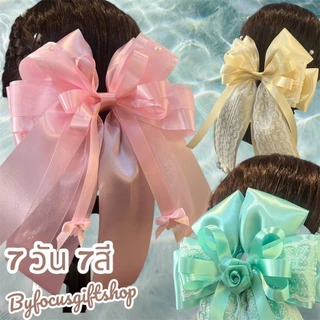 7วัน7สีเน็ตผมขนาดใหญ่เน็ตผมby Focusgiftshop เน็ตติดผม พนักงาน ข้าราชการ พร้อมส่งจากไทย