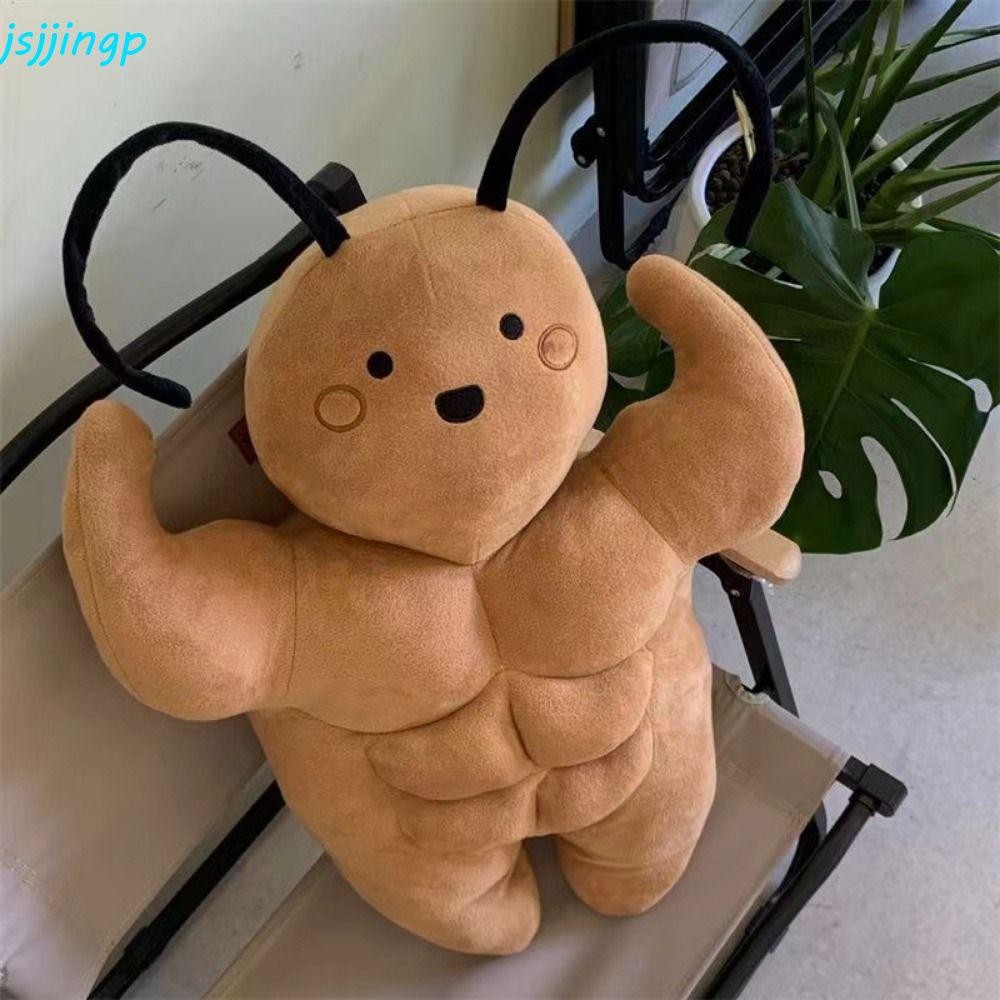 Jsjjingpของเล่นตุ๊กตาแมลงสาบ,กล้ามเนื้อหน้าท้องหน้าอกใหญ่กล้ามเนื้อแมลงสาบตุ๊กตา,ตกแต่งบ้าน ย2เค ตลกการ์ตูนแมลงสาบยัดตุ๊กตาเด็ก