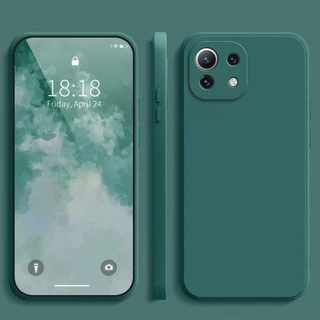 เคส Xiaomi 11 LITE 5G NE สีทึบ mi 11 LITE 5G เคสซิลิโคนป้องกันการตกสีธรรมดาเรียบง่าย YT