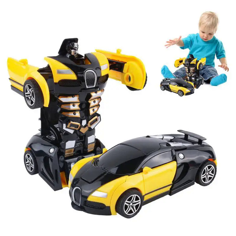 Transform Cars For Boys Toy Cars Robot Car Action Figures Toddler Cars 2 In 1 Transform Car Pull Bac