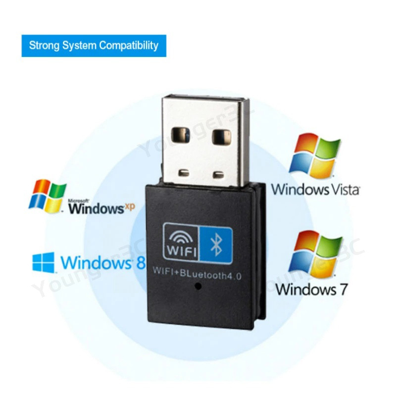 2 In 1 150Mbps ไดร์เวอร์ฟรี USB WiFi Dongle บลูทูธ, อะแดปเตอร์บลูทูธไร้สาย 2.4G, คอมพิวเตอร์เดสก์ท็อปตัวรับสัญญาณ WiFi, การ์ดเครือข่ายไร้สาย USB