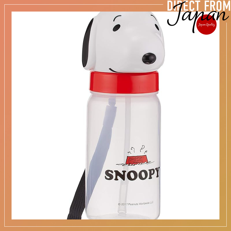Skater Kids' Clear Bottle with Straw - Snoopy & Disney - 480ml / Skater Kids' Separate Mug Bottle - 