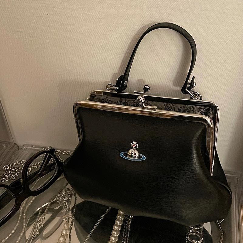 New Niche Saturn Dumpling Bag, Casual Clip Bag, Single Shoulder Crossbody Bag, Crossbody Bag, Hand-held, Armpit, Crossbody Bag