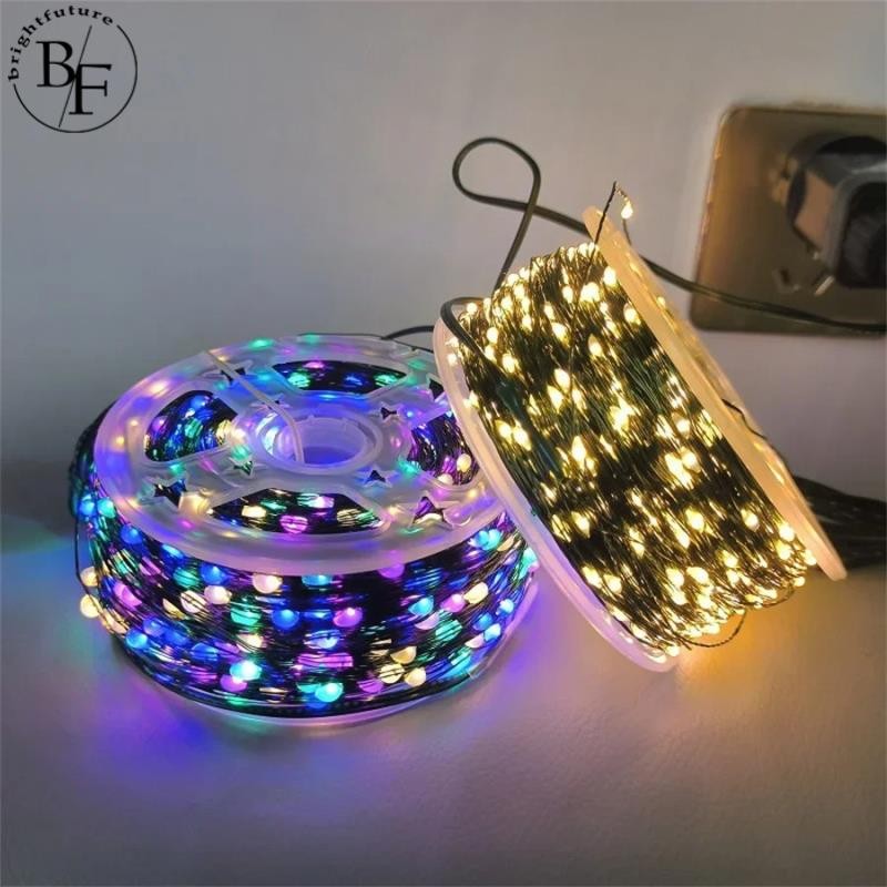20m คริสต์มาส Led String Light Copeper ลวด Garland Light ระยะไกลกลางแจ้งงานแต่งงาน Christmas Party ตกแต่งอุปกรณ์