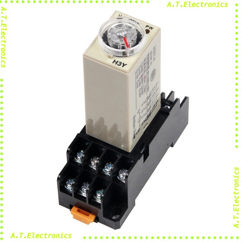 ถูกสุด! H3Y-2 H3Y-4  10s 220V พร้อมซ็อกเก็ต.  พร้อมส่ง. ออกบิลได้