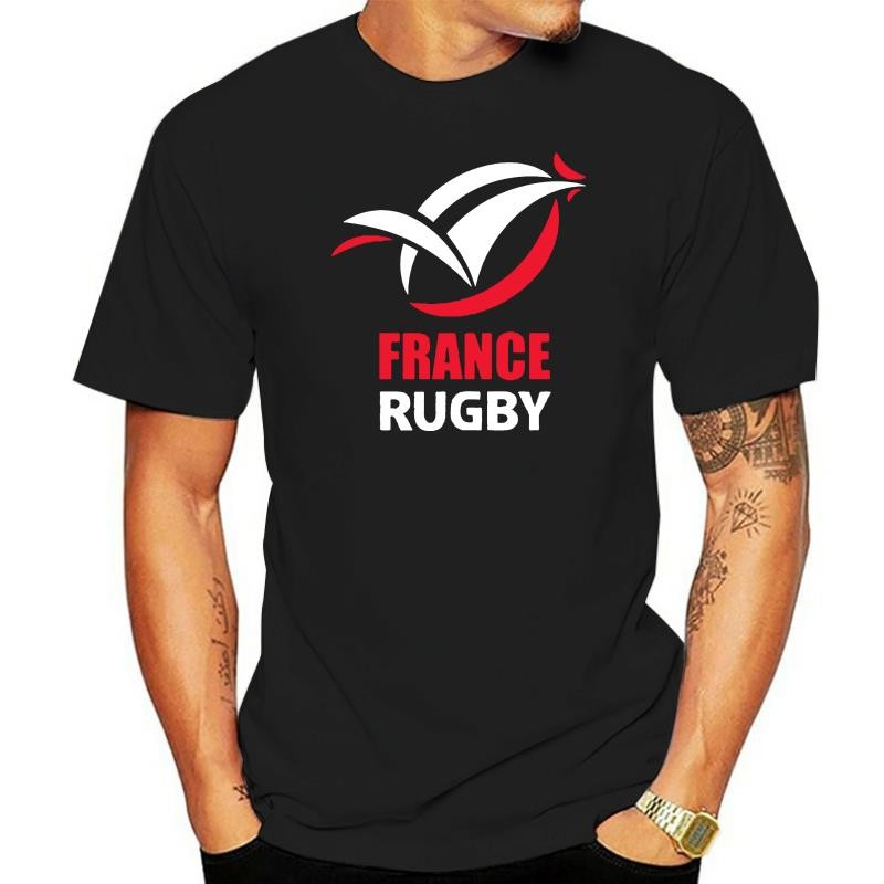 FRANCE RUGBY Fan Men T Shirt Rugby & Sports Lover Unisex ใหม่