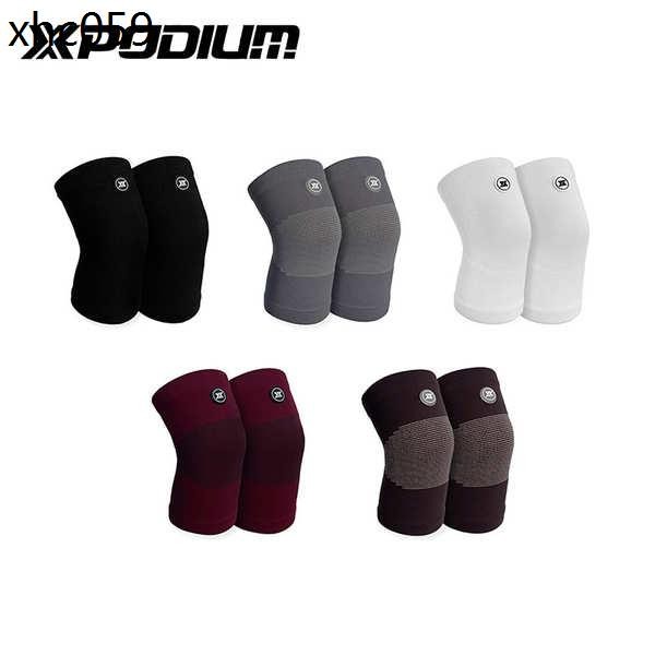 XPODIUM Squat Deadlift แผ่นรองเข่า Strength ยกน้ําหนักถักยืดการฝึกอบรมบาสเกตบอลวิ่ง Joint ขี่จักรยาน