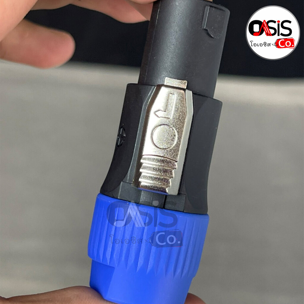 (10ตัว) สปีคคอนลำโพง LIDGE YM-122G (สีน้ำเงิน) สเปคคอน Speakon connector ปลั๊กสปีกคอน 4 ขา สำหรับเข้าสาย