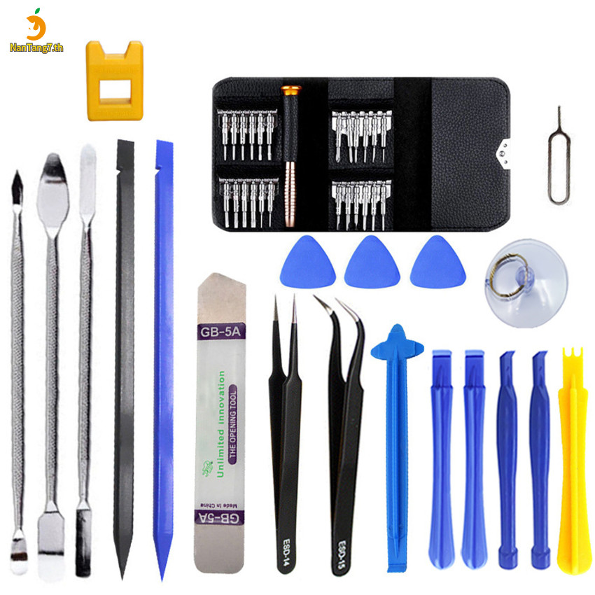 45 In 1 ซ่อมโทรศัพท์มือถือเครื่องมือเปิดชุดไขควงสําหรับ iPhone iPad แล็ปท็อปถอดชุดเครื่องมือมือเปิดเครื่องมือ