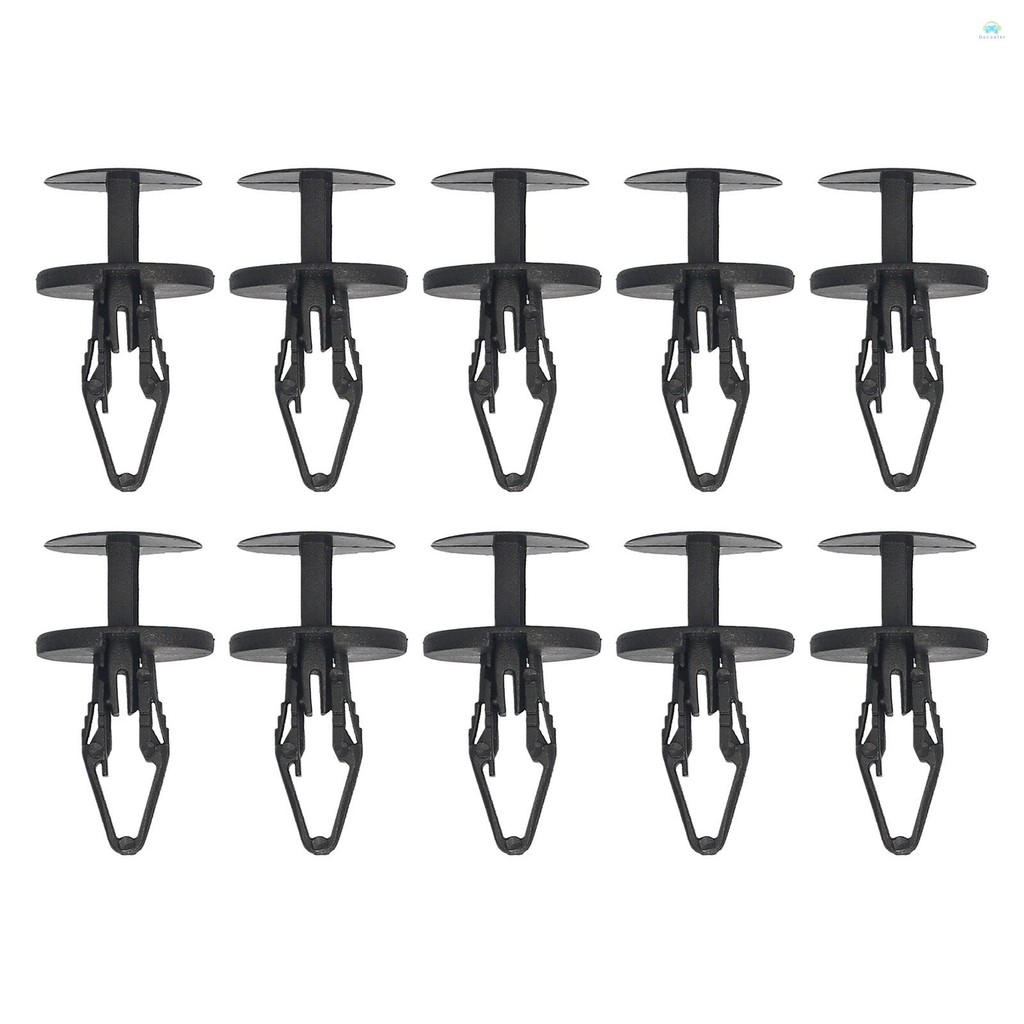 Yb Clips10PCS Fender Liner Clips Push Type Fastener Retainer Clips 11589292 เปลี่ยนสําหรับ GMC GM Chevrolet