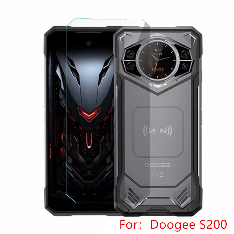 2.5d กระจกนิรภัยใสสําหรับ DOOGEE S200 ป้องกันหน้าจอสําหรับ DOOGEE S 200 ฝาครอบด้านหน้าฟิล์มแก้ว