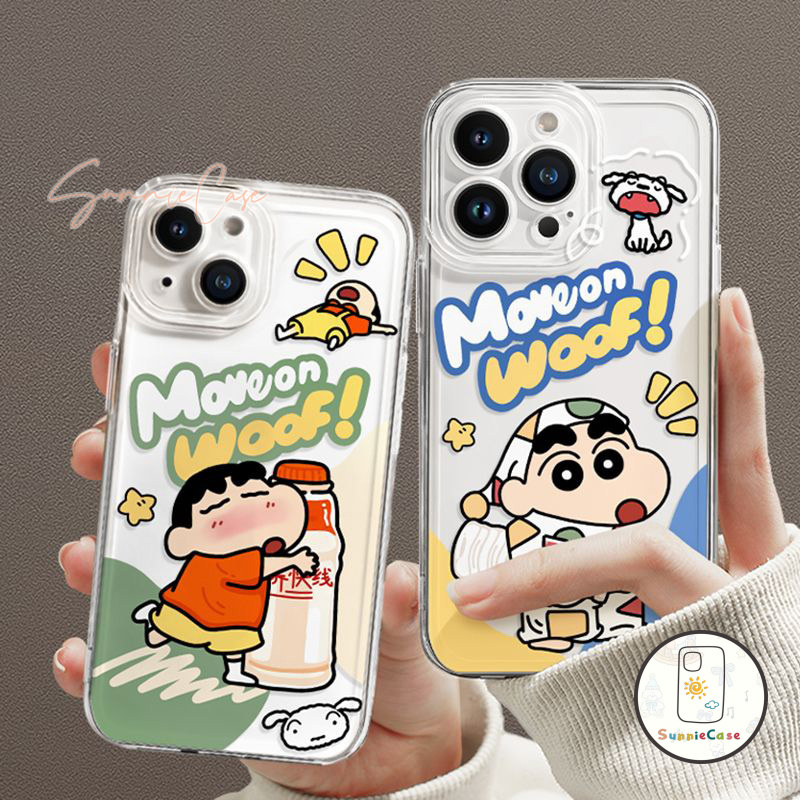 คู่รัก เคส Vivo Y35 Y50 Y51 Y30i Y21 Y30 Y91 Y15 Y15s Y12 Y31 Y91C Y21s Y17 Y20i Y11 โ น่ารัก เคส ชินจัง เคส โชคดี เคส