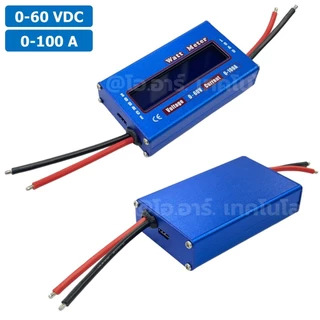DC Watt Meter 0-60V 0-100A วัตต์มิเตอร์ ดิจิตอลโวลต์แอมป์มิเตอร์ Digital Volt-Amp Meter เพาเวอร์มิเตอร์ Power meter ม...