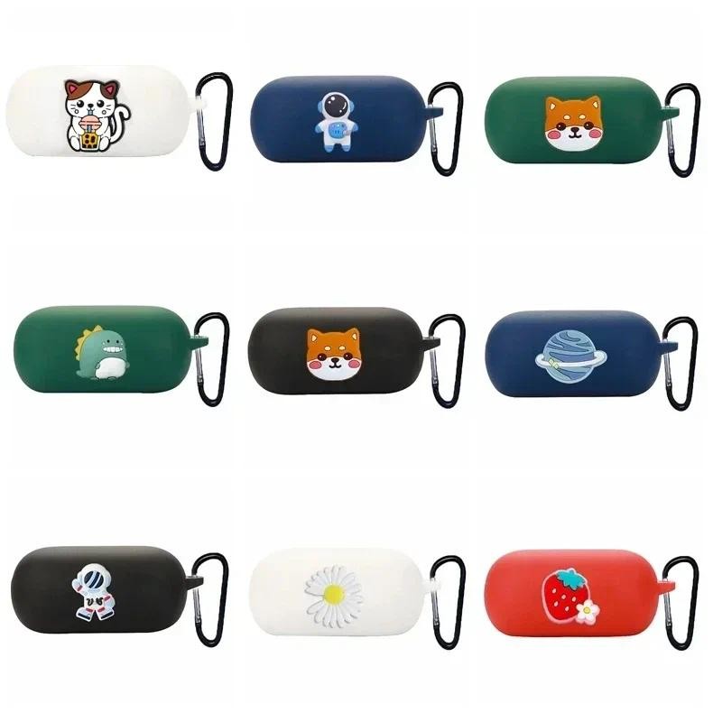 สําหรับ SONY WF-C510 กรณีการ์ตูนสัตว์ตลกซิลิโคนหูฟังบลูทูธสําหรับ sony C510 ปกน่ารักได้ยินเคสโทรศัพท