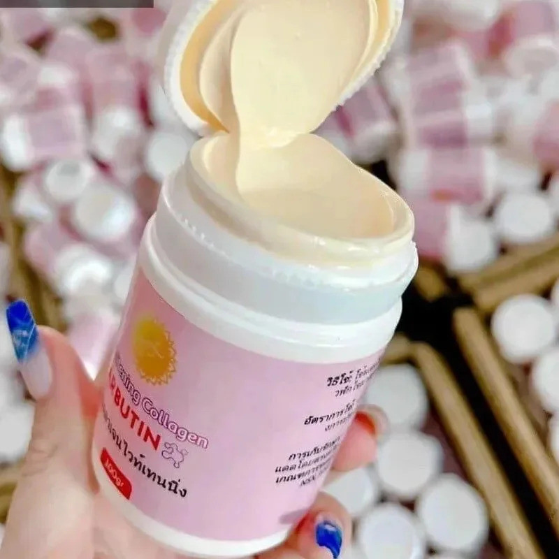 (100% Ori) abutine 3C3 Pink Whitening Booster Body Cream-250กรัมลดจุดด่างดำ