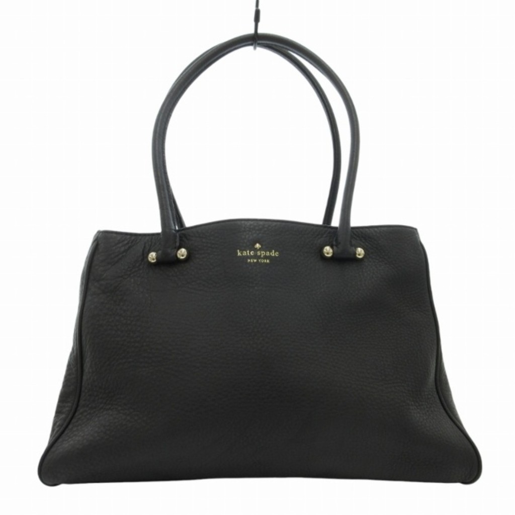 Kate SPADE TOTE BAG HANDBAG LEATHER BLACK Direct from Japan มือสอง
