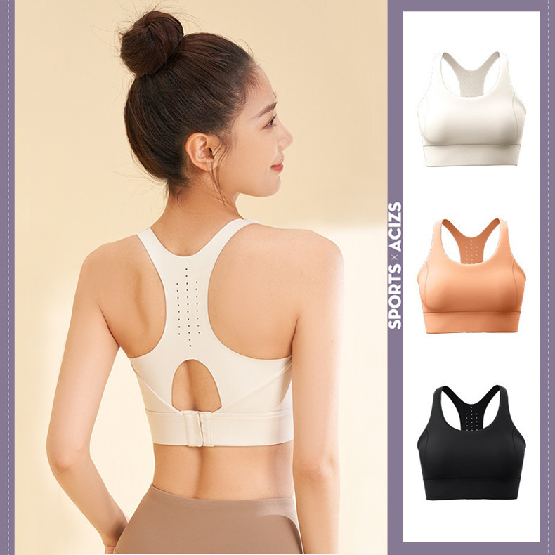 mvp sport สปอร์ตบราไร้ตะเข็บ  เสื้อชั้นในดันทรงทนแรงกระแทกสูง ชุดชั้นในกีฬา แผ่นรองหน้าอกคงที่ในตัว