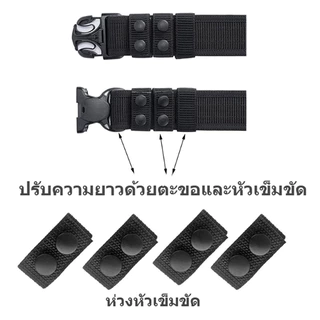 2 in 1 เข็มขัดผู้ชาย Quick Release Buckle MOLLE หัวเข็มขัด ไนลอนคู่อเนกประ สงค์ยุทธวิธีเข็มขัดแบบพกพา