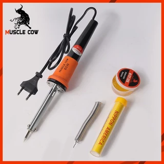 MUSCLE COW หัวแร้ง 60W หัวแร้งด้ามปืน ปั๊มเครื่องมือเชื่อม ปลายทนทาน บัดกรี