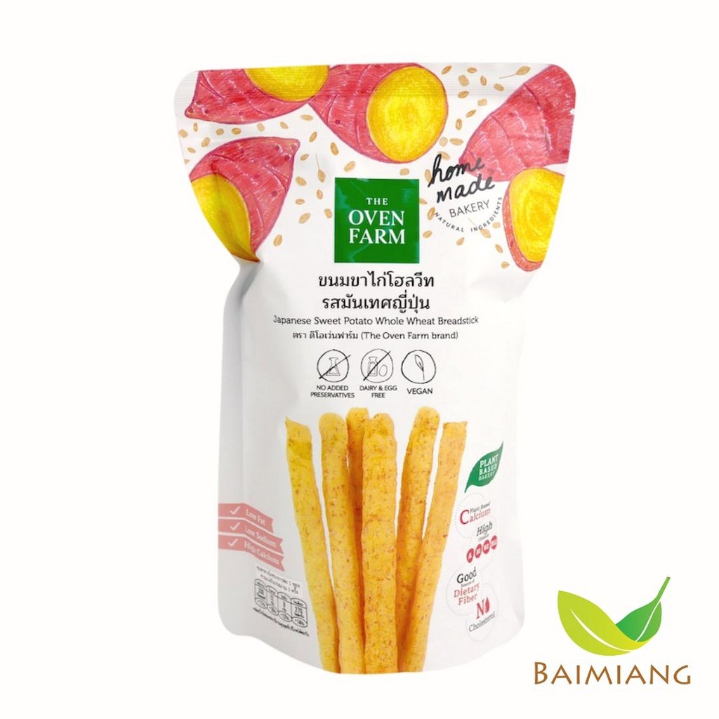 The Oven Farm ขนมปังขาไก่ รสมันเทศญี่ปุ่น ขนาด 80 กรัม(03017)