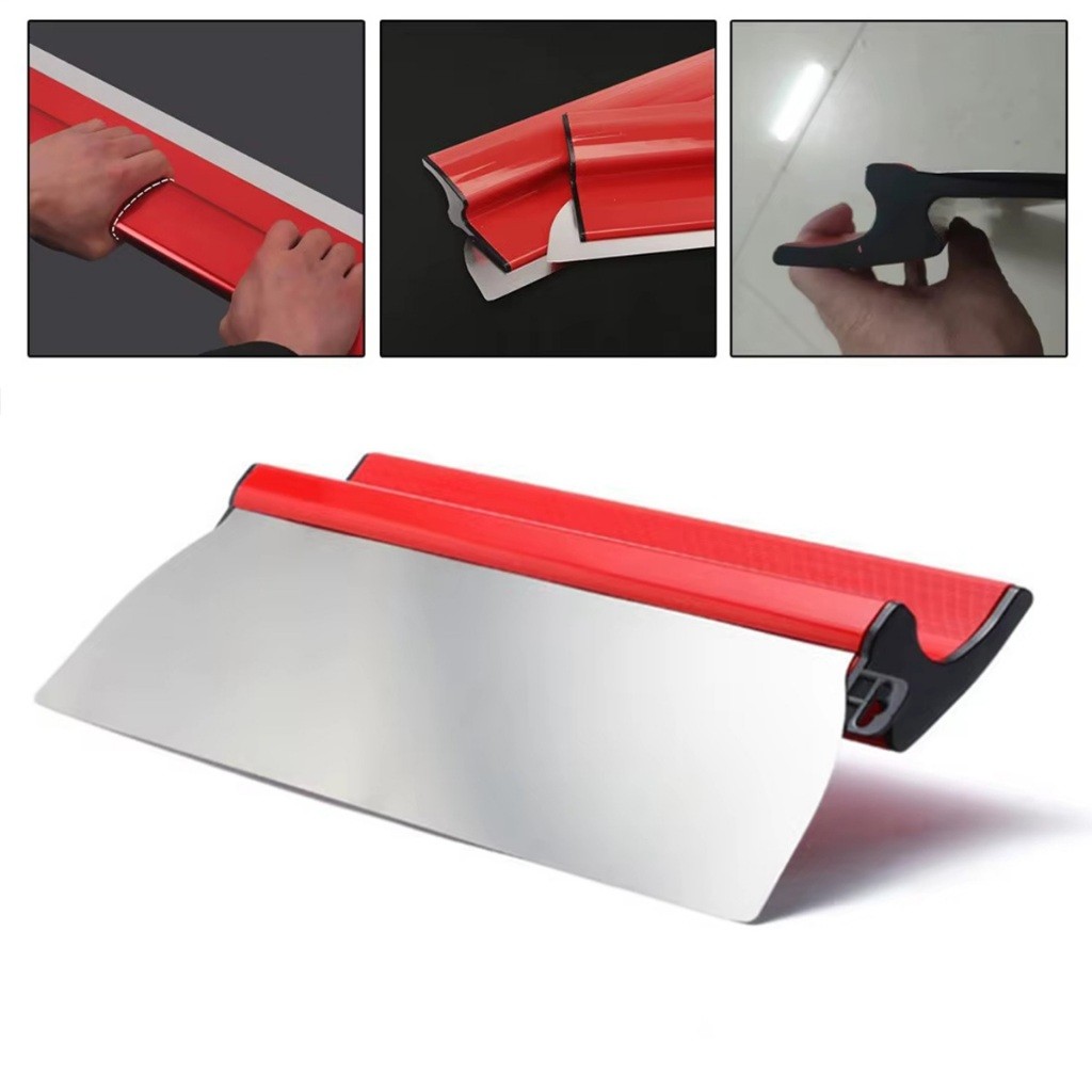 คูปองสุดคุ้ม！ เกรียงฉาบปูนปลาสเตอร์ ยืดหยุ่นได้ 25ซม.60ซม.ทาสีผนัง ที่ฉาบปูน แบบสแตนเลส - รูปที่ 5