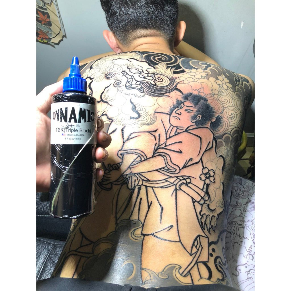 Tattoo Super Black Dynamic TBK Ink 1oz รูปที่ 7