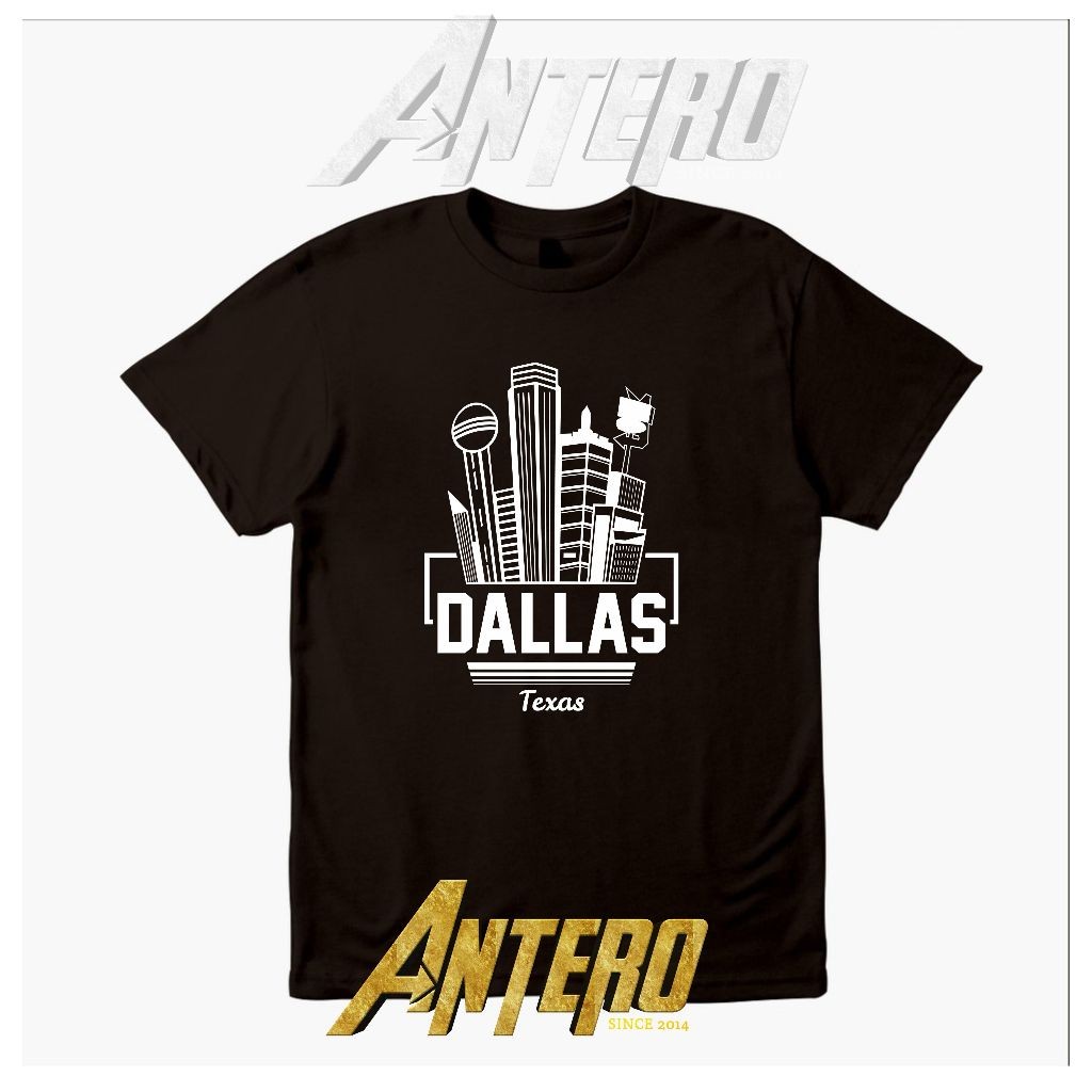 เสื้อยืด City Distro ของ DALLAS DALLAS, American Texas, ผู้ใหญ่และเด็ก _Vimlensha