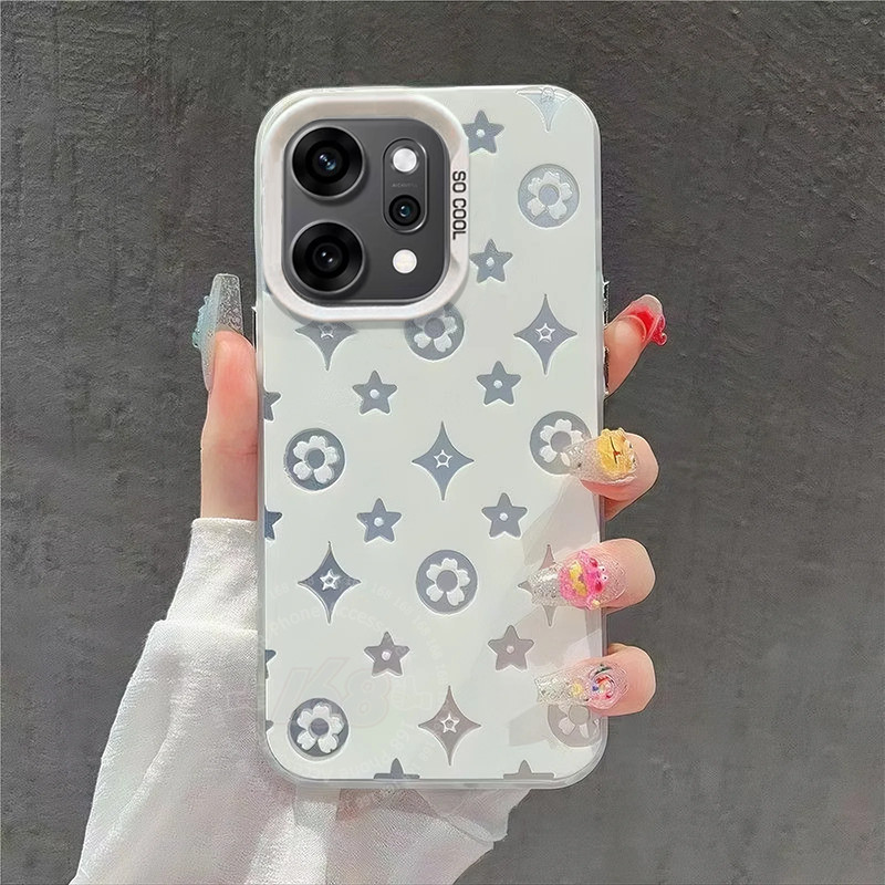 เคส OPPO Reno 14 14F 5G เคส OPPO Reno 14 Pro 5G เคสชื่อย่อรูปแบบกันกระแทกเคสโทรศัพท์ด้านแข็งสําหรับเ