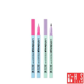 DAZZLE ME Lock&Wing Hyper Slim-Hyper Stay Eyeliner อายไลน์เนอร์เส้นคมชัดเขียนง่าย ติดทนนาน กันน้ำ