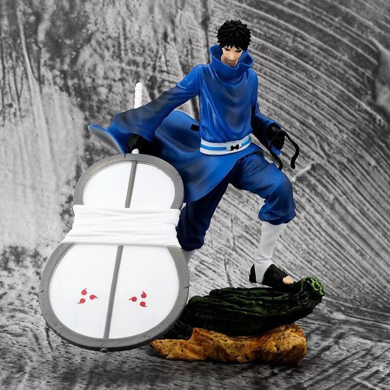 Naruto Anime Figures Obito Uchiha Amaterasu 2 หัวสีกล่องการ์ตูนอะนิเมะ Building Blocks ประกอบรูป Uzu