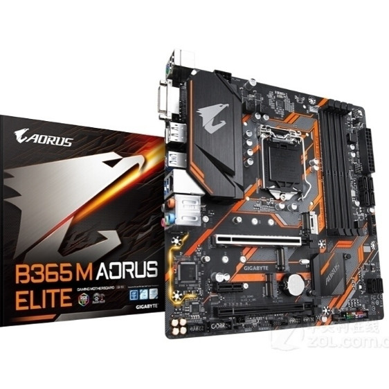 สินค้าคงคลัง ยี่ห้อใหม่ Gigabyte/Gigabyte B365M AORUS ELITE เมนบอร์ดคอมพิวเตอร์เดสก์ท็อป ddr4 สินค้า