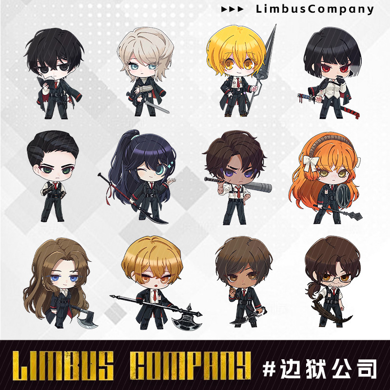 Ishmael KeyChain ผู้ชาย Faus พวงกุญแจผู้หญิง Heathcliff อะคริลิคแหวน YiSang จี้ Limbus บริษัทเครื่องประดับคอสเพลย์สาวของขวัญ